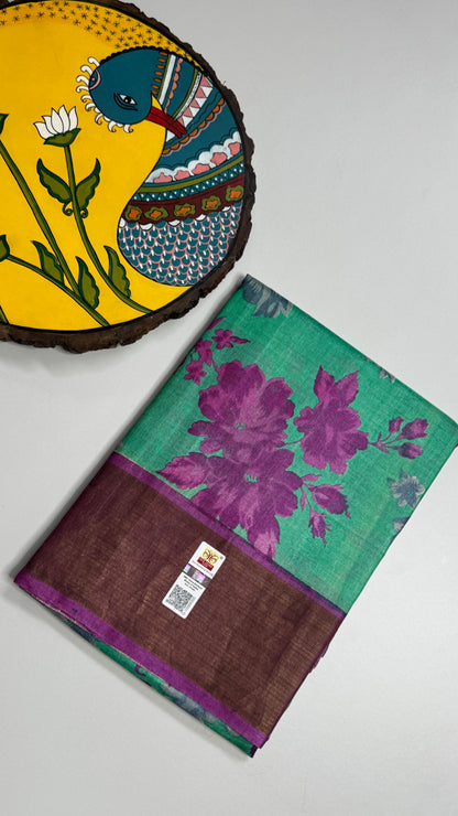 Handloom Pure Tussar Silk Saree
