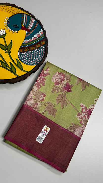 Handloom Pure Tussar Silk Saree