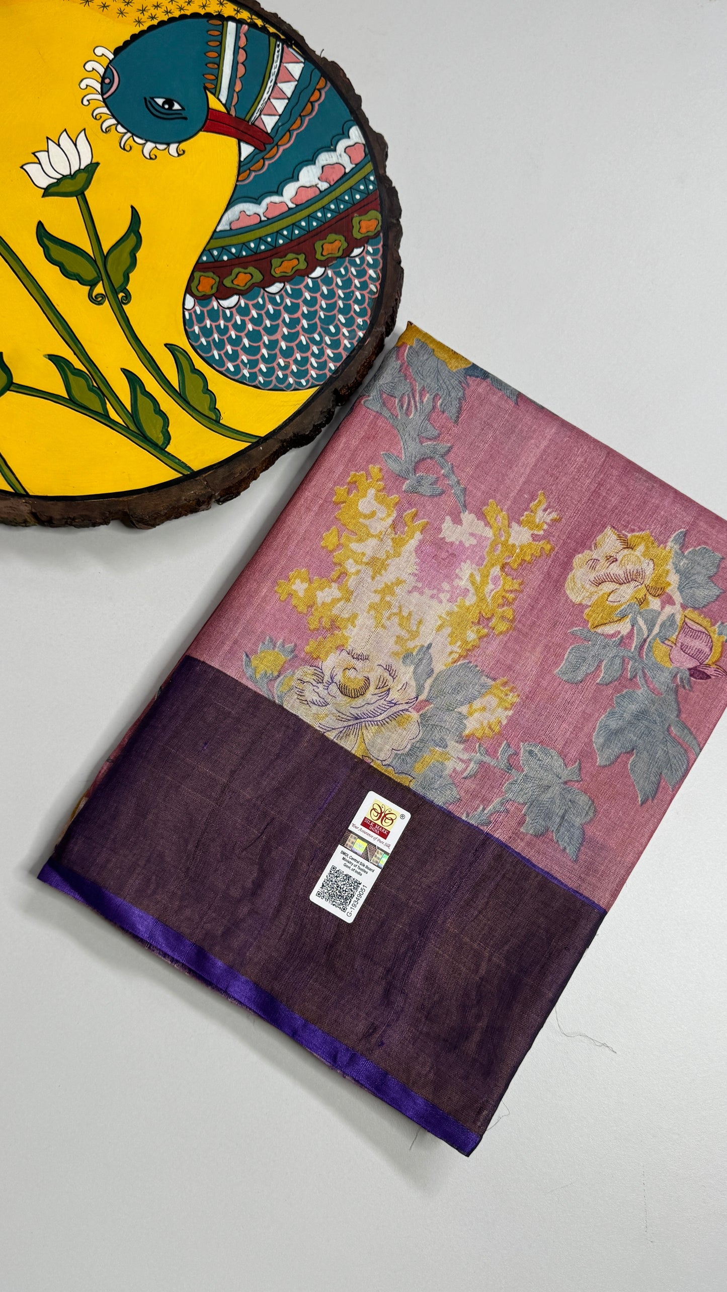 Handloom Pure Tussar Silk Saree