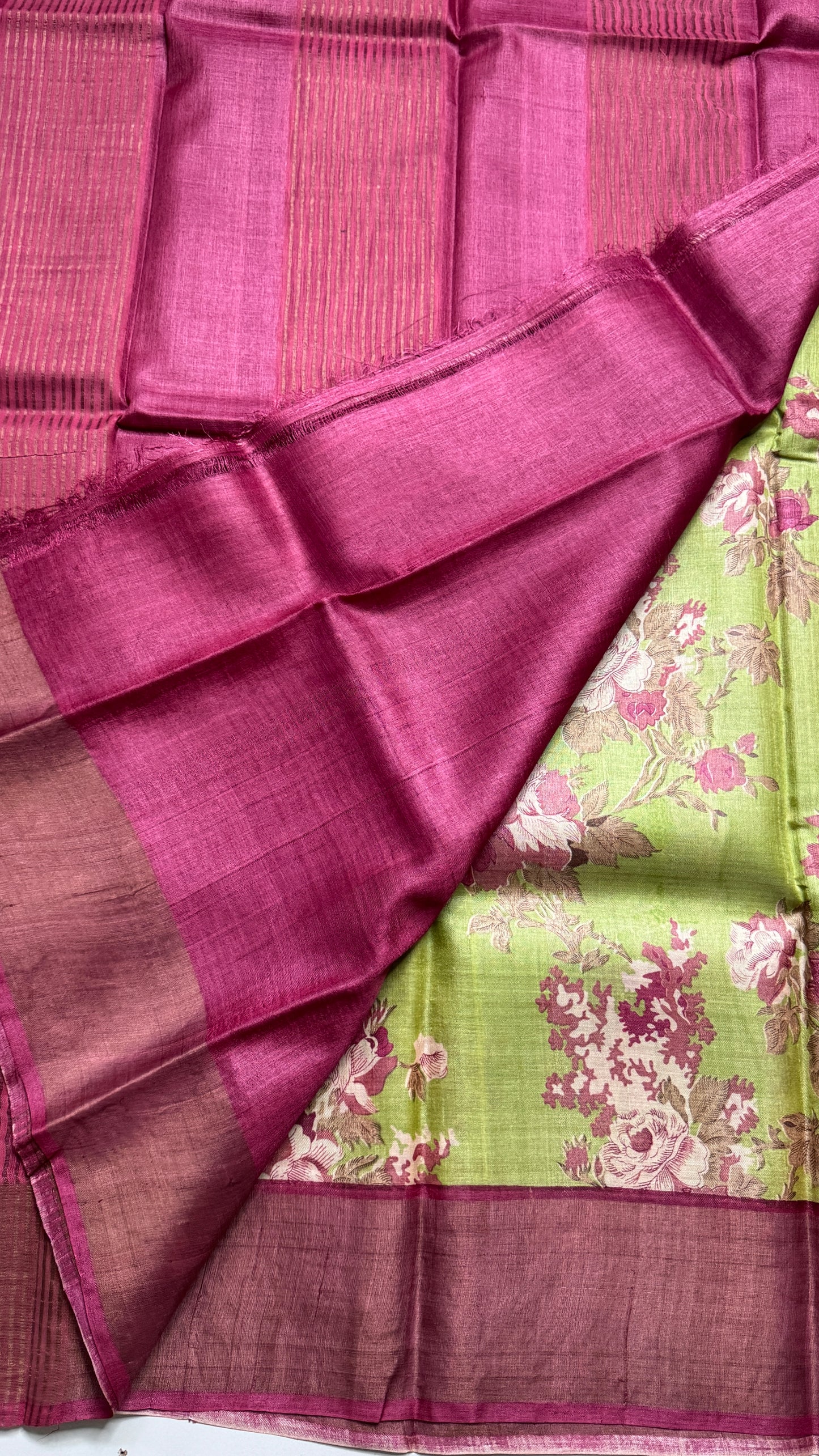 Handloom Pure Tussar Silk Saree