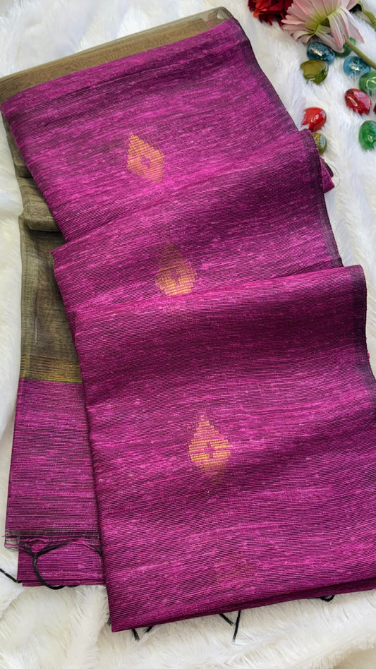 Semi Jute silk saree