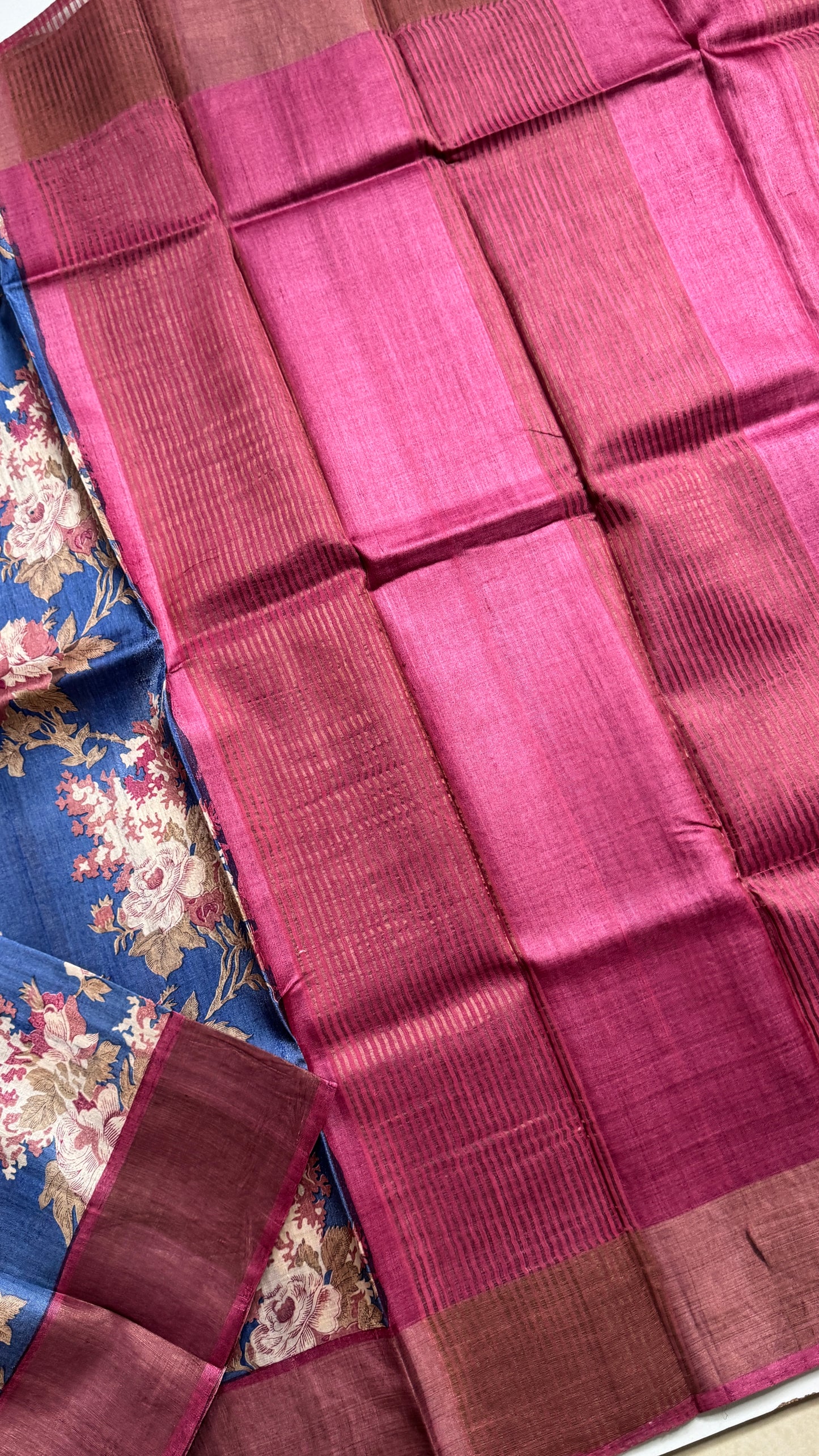 Handloom Pure Tussar Silk Saree