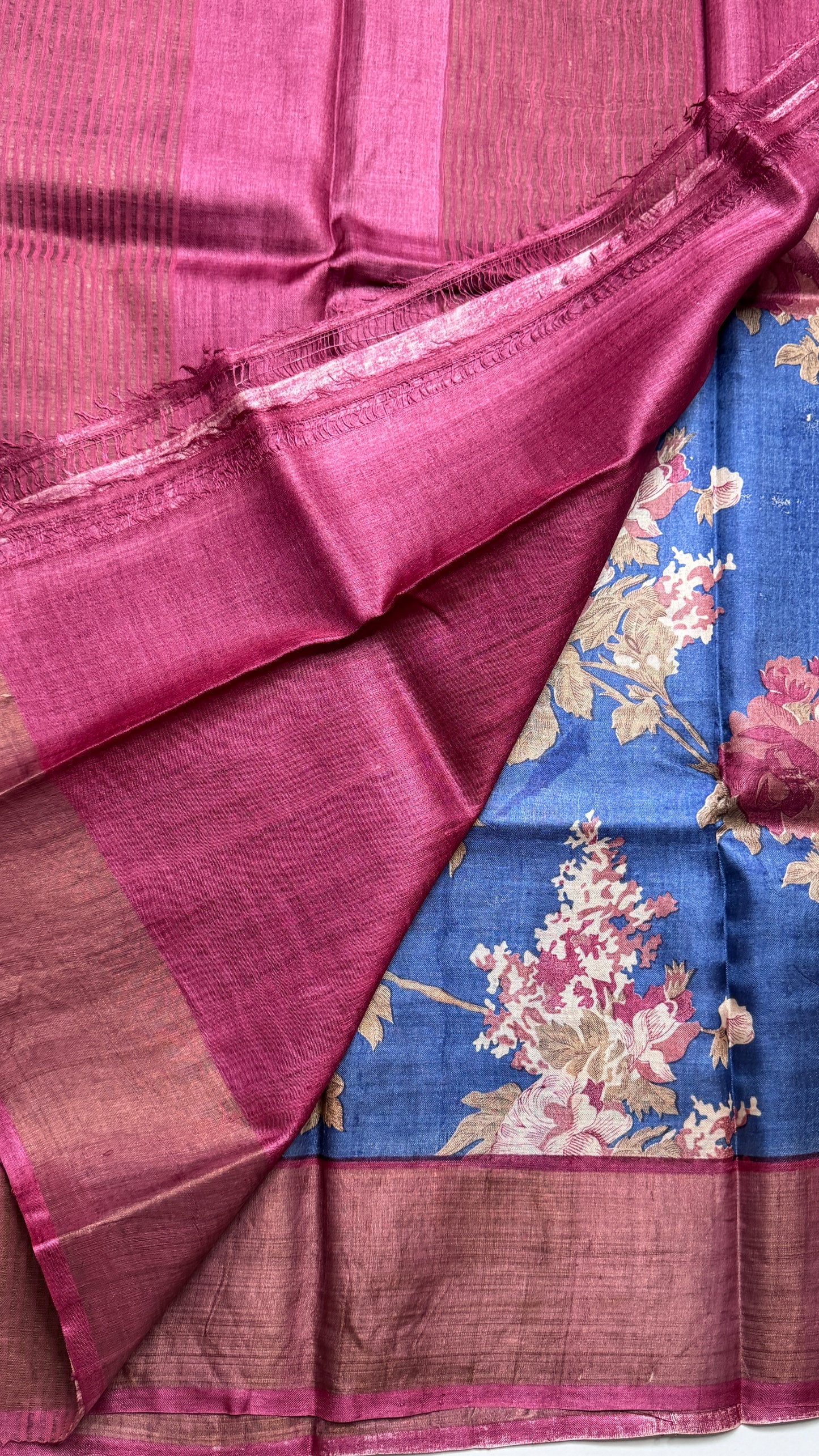 Handloom Pure Tussar Silk Saree