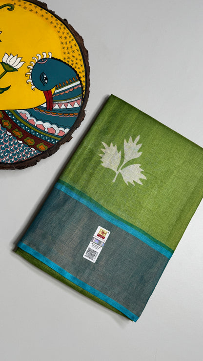Handloom Pure Tussar Silk Saree