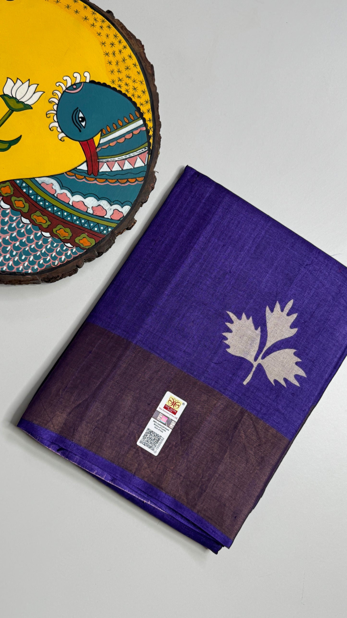 Handloom Pure Tussar Silk Saree