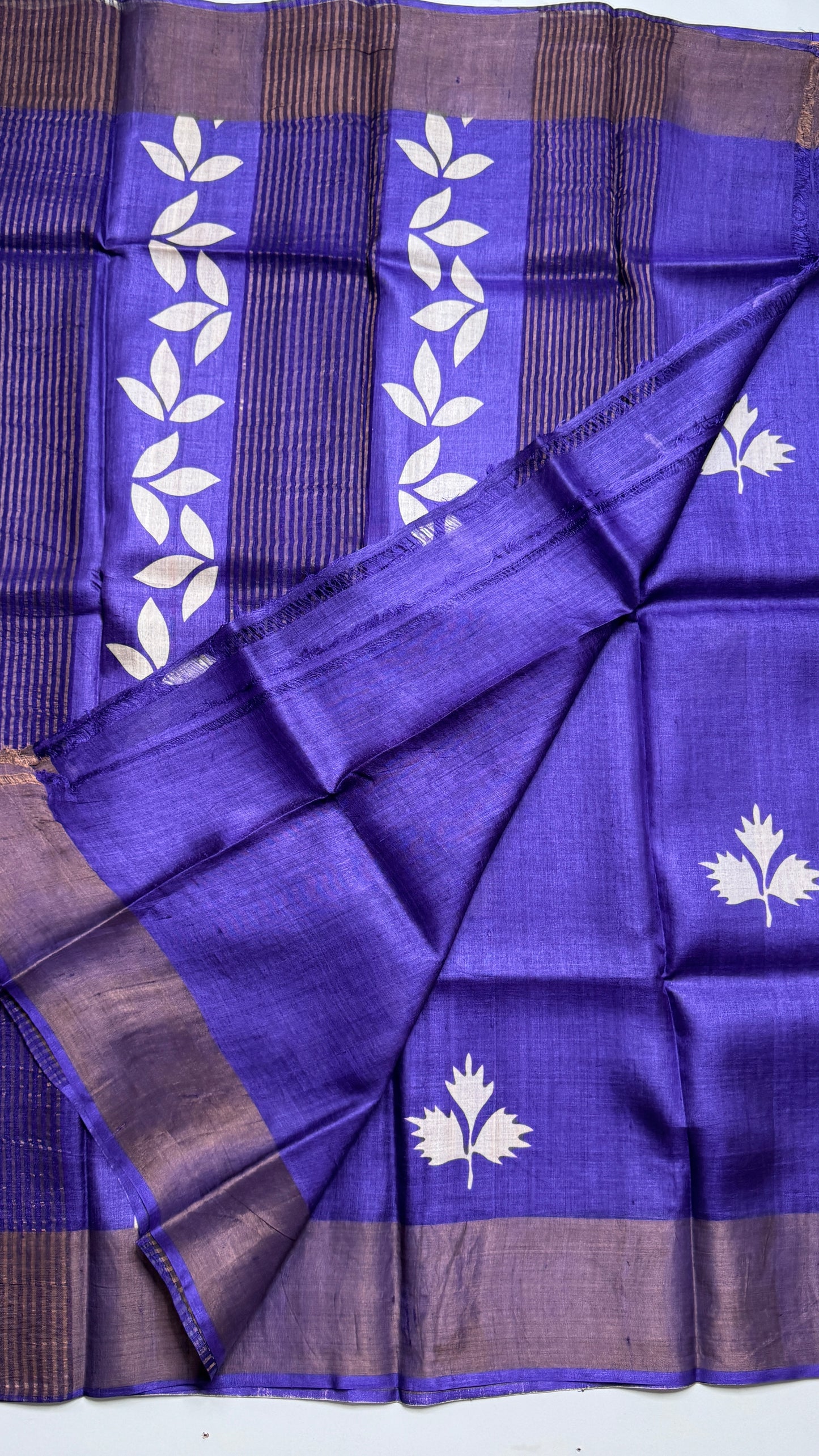 Handloom Pure Tussar Silk Saree