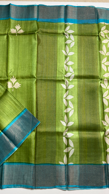 Handloom Pure Tussar Silk Saree