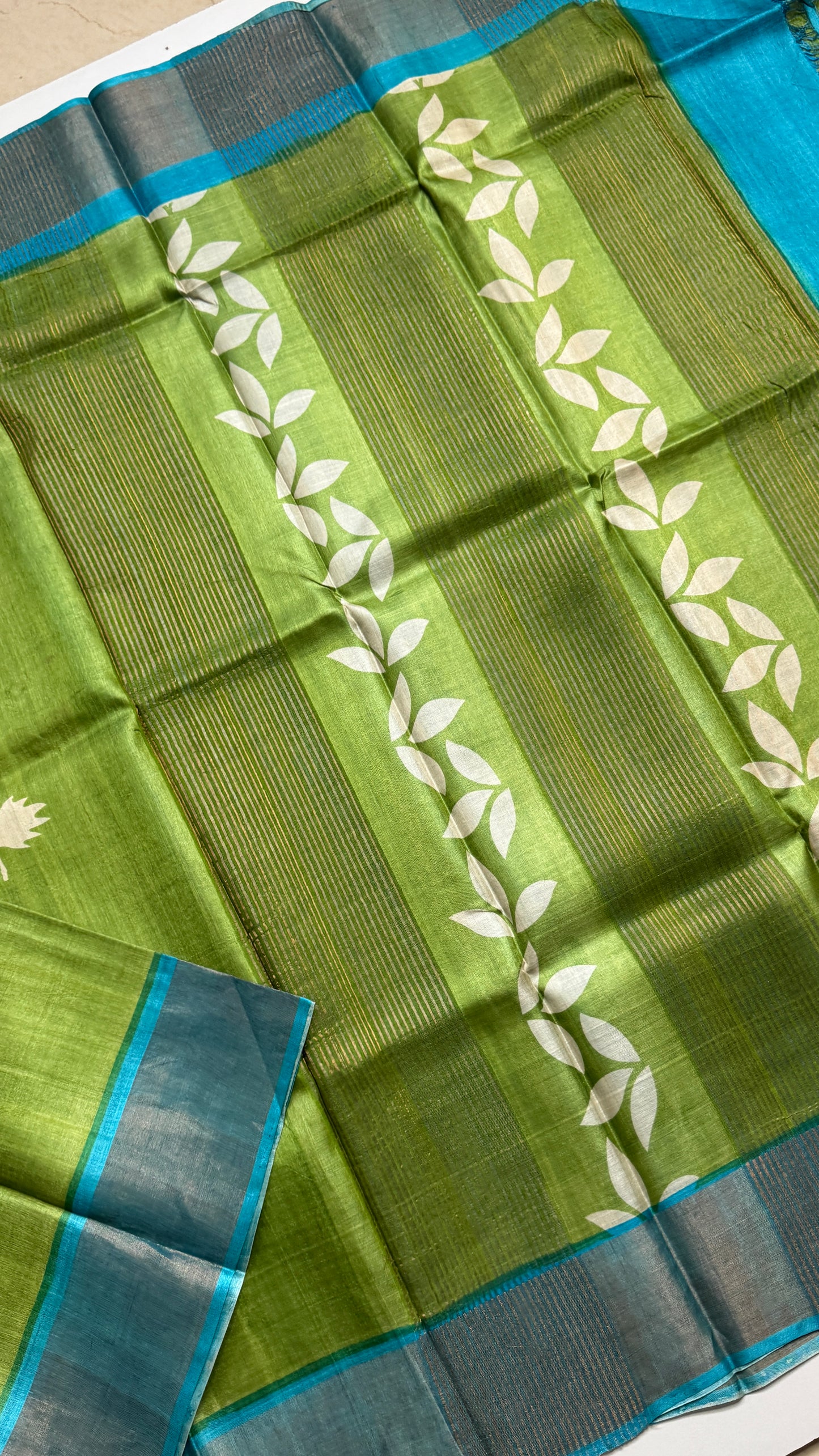 Handloom Pure Tussar Silk Saree