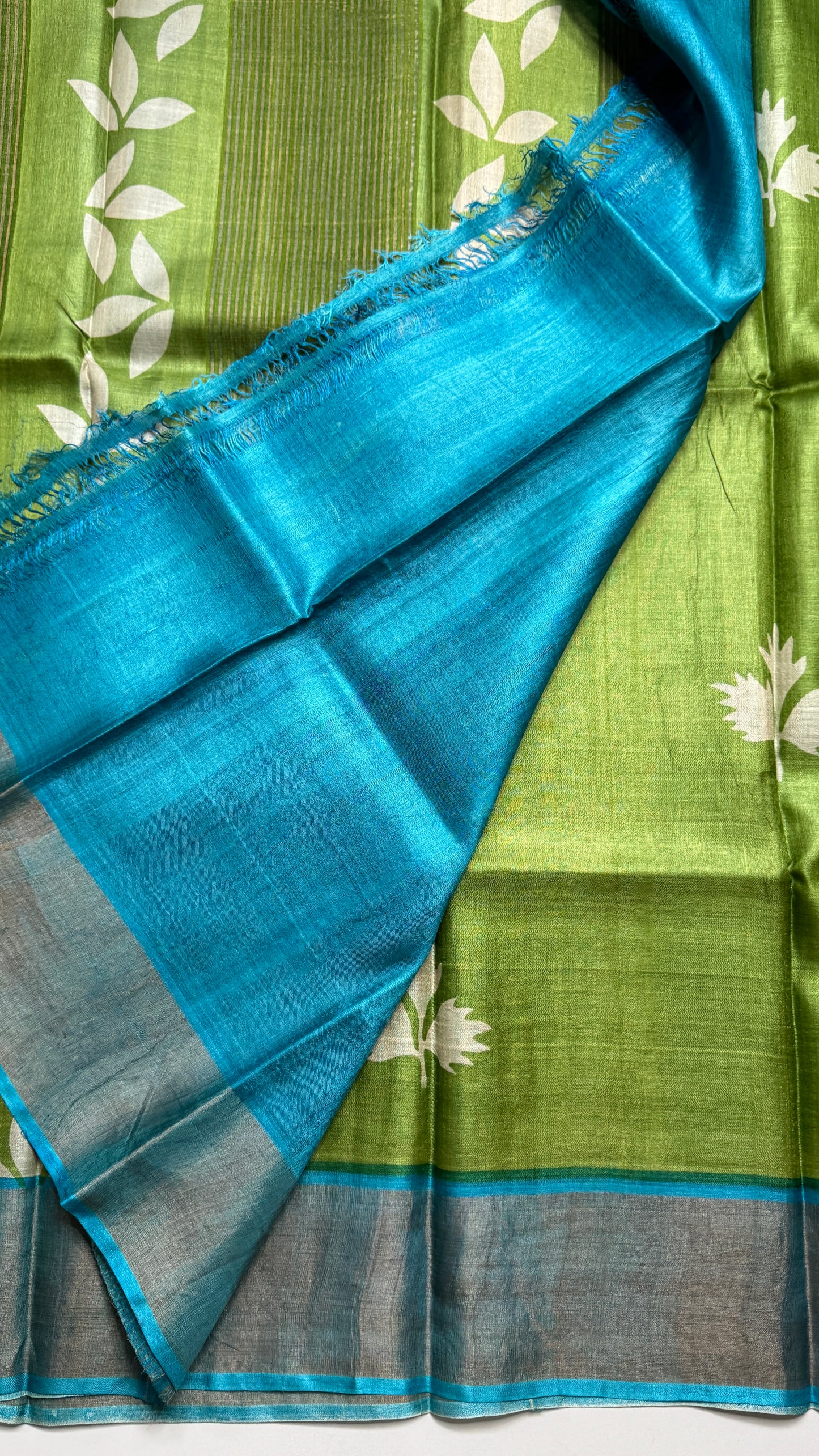 Handloom Pure Tussar Silk Saree
