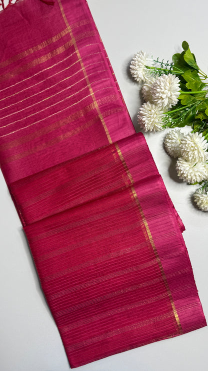 Organza Jute Fusion Saree