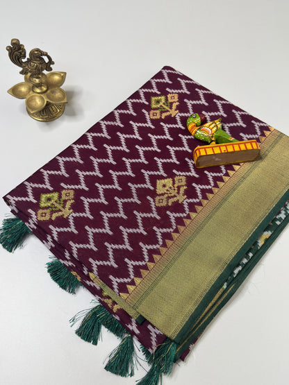 Semi Pochampally Saree