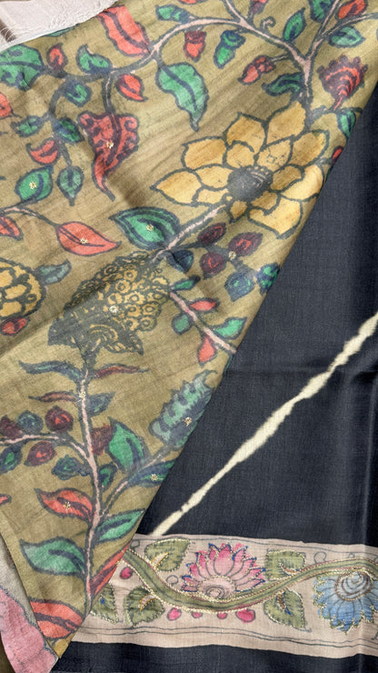 Chanderi Fusion Saree