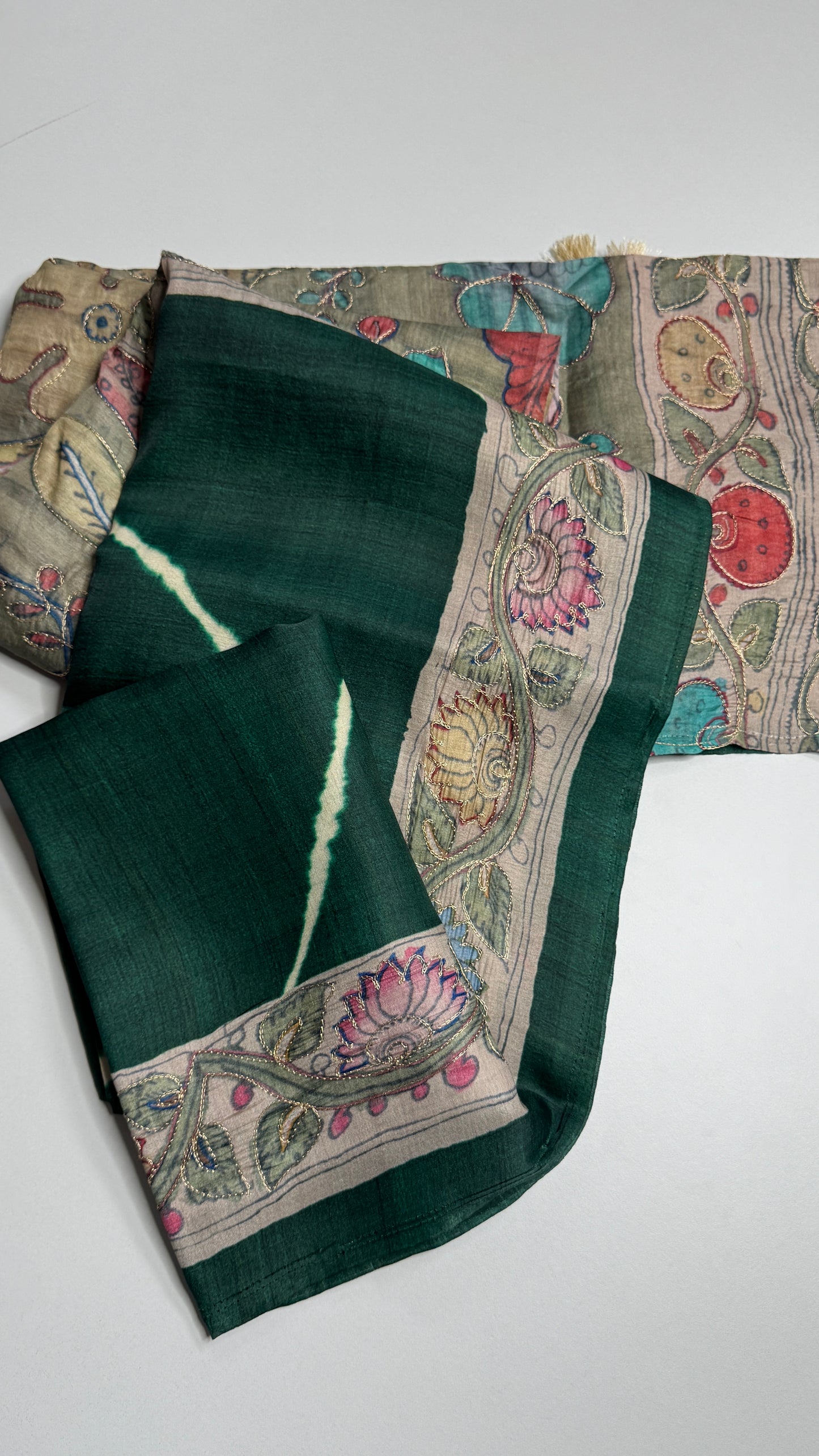 Chanderi Fusion Saree