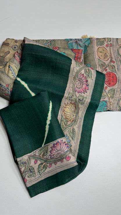 Chanderi Fusion Saree