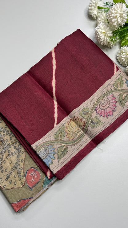 Chanderi Fusion Saree