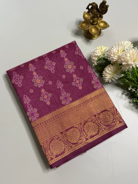 Semi Tussar Saree