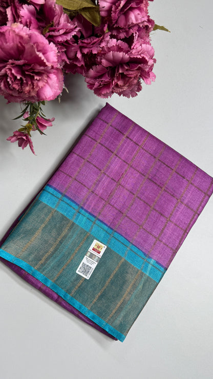 Handloom Pure Tussar Silk Saree