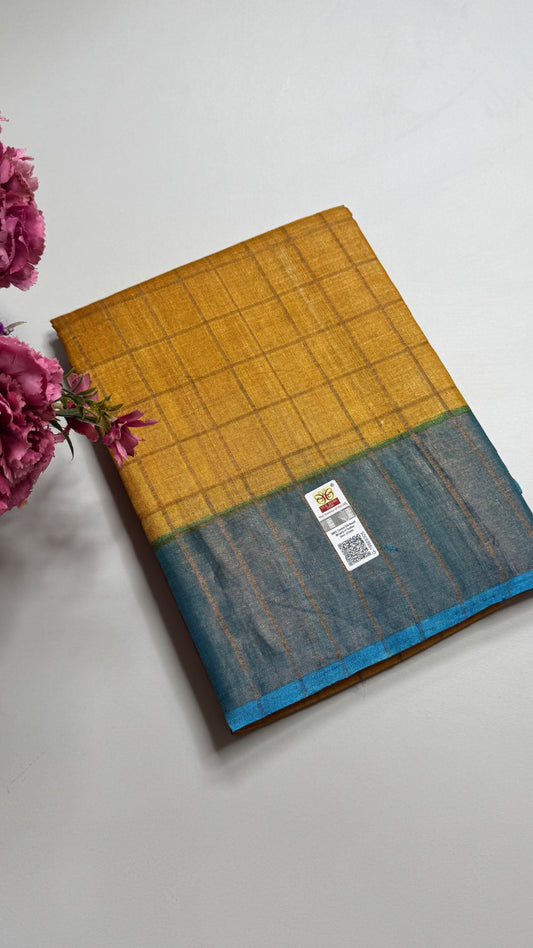 Handloom Pure Tussar Silk Saree