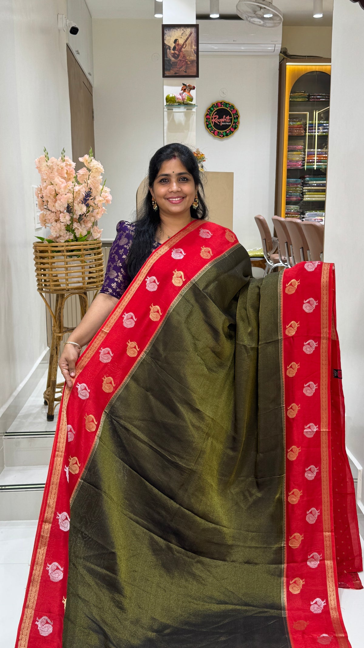 Shimmer Georgette Saree
