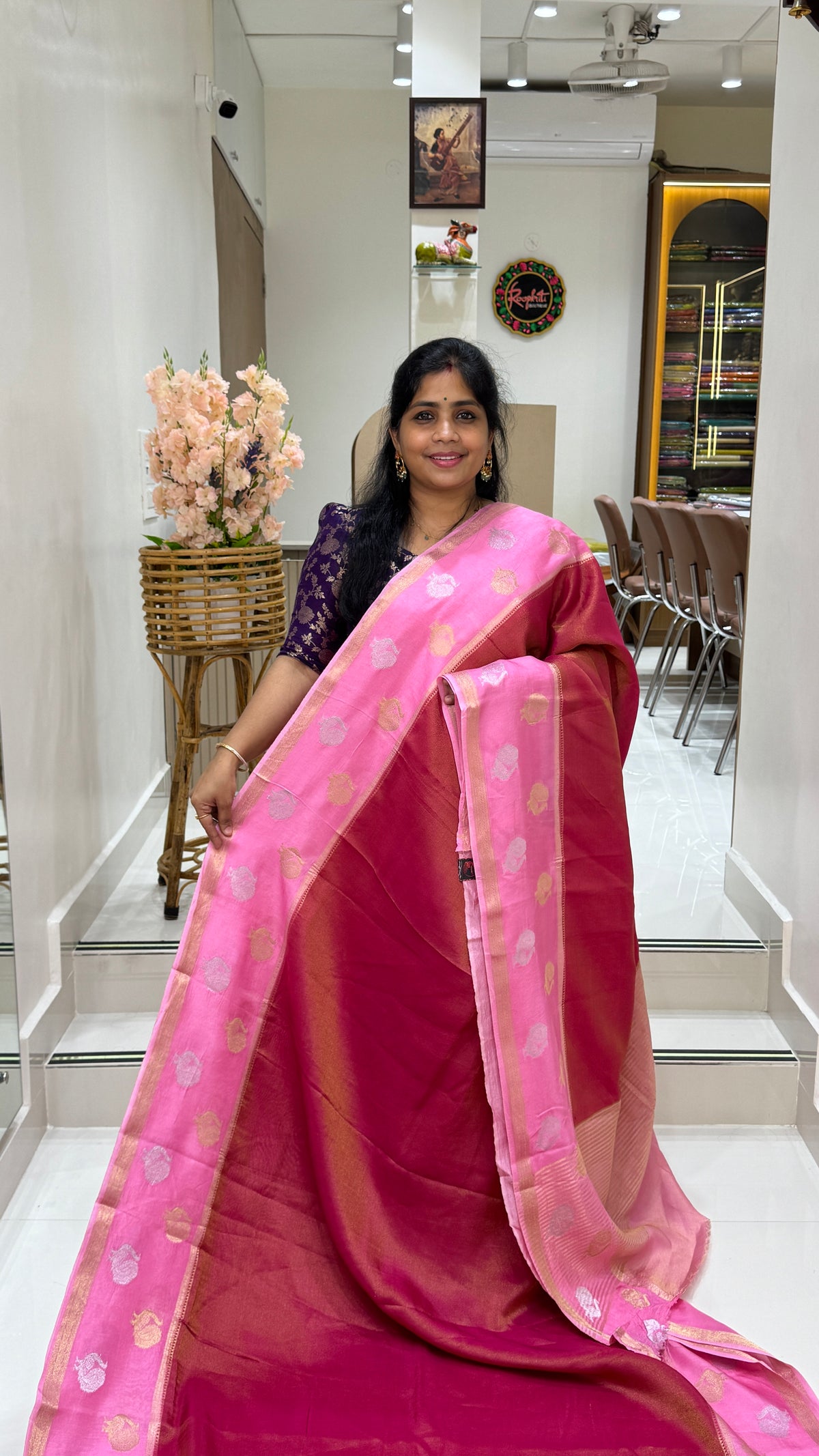 Shimmer Georgette Saree