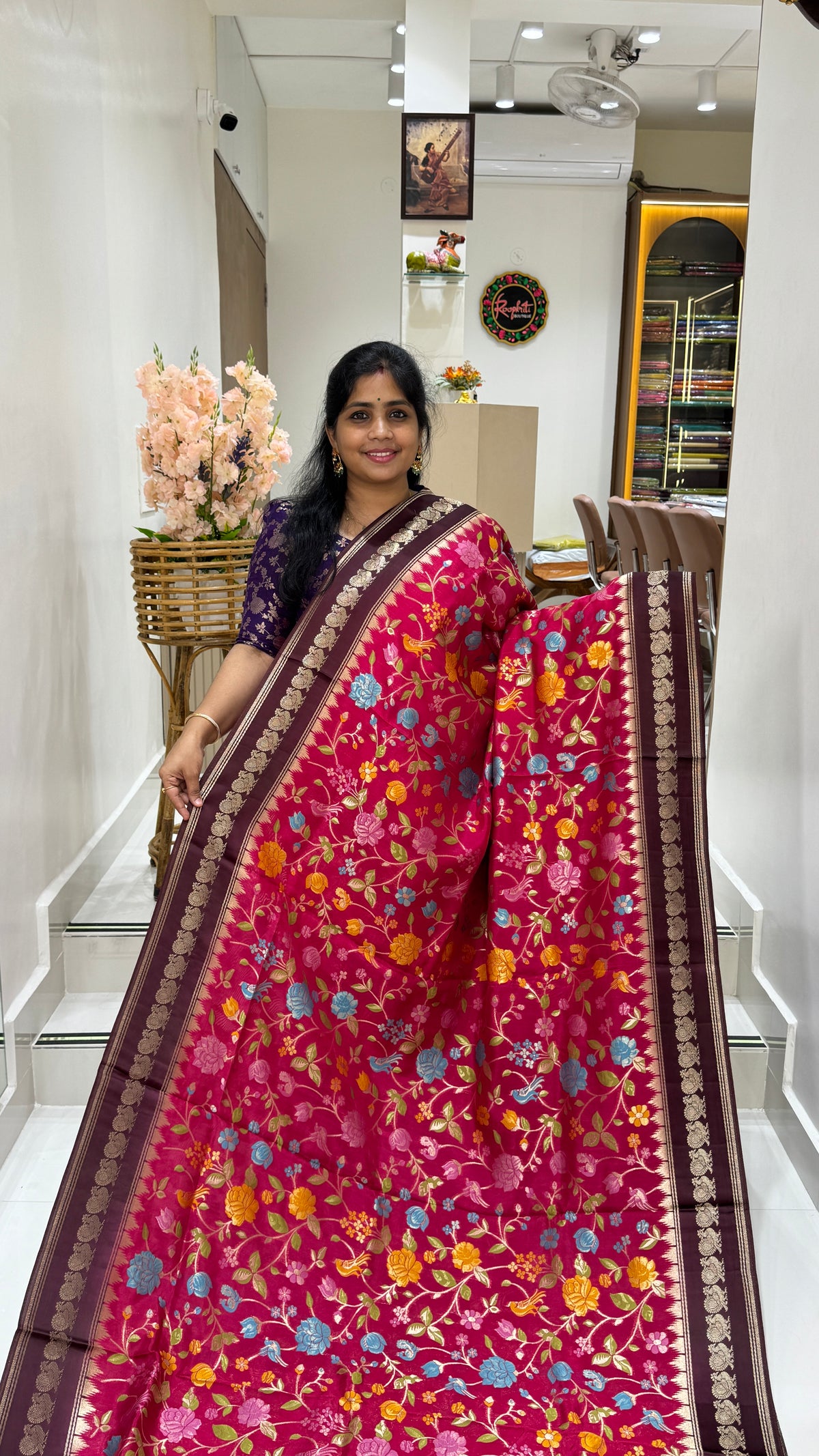 Banaras Crepe Georgette Saree