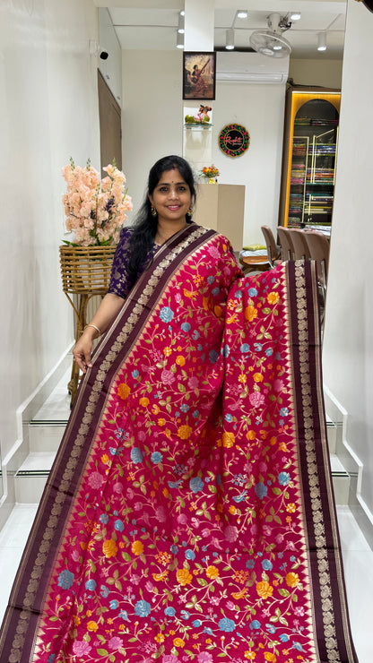Banaras Crepe Georgette Saree