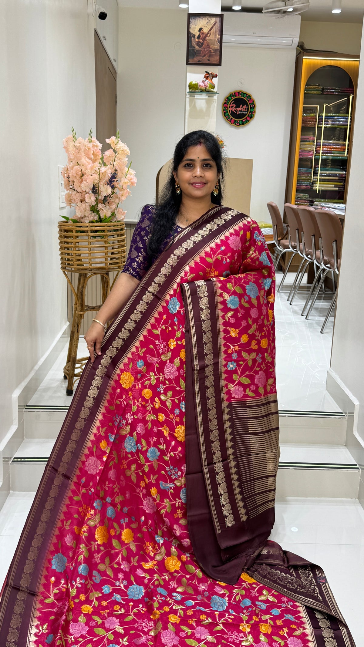 Banaras Crepe Georgette Saree