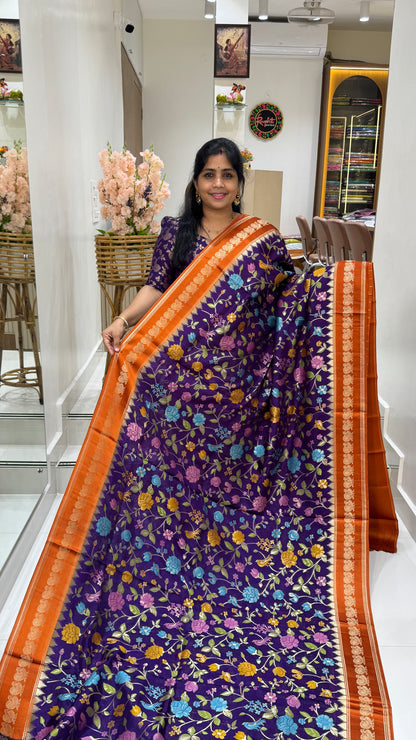 Banaras Crepe Georgette Saree