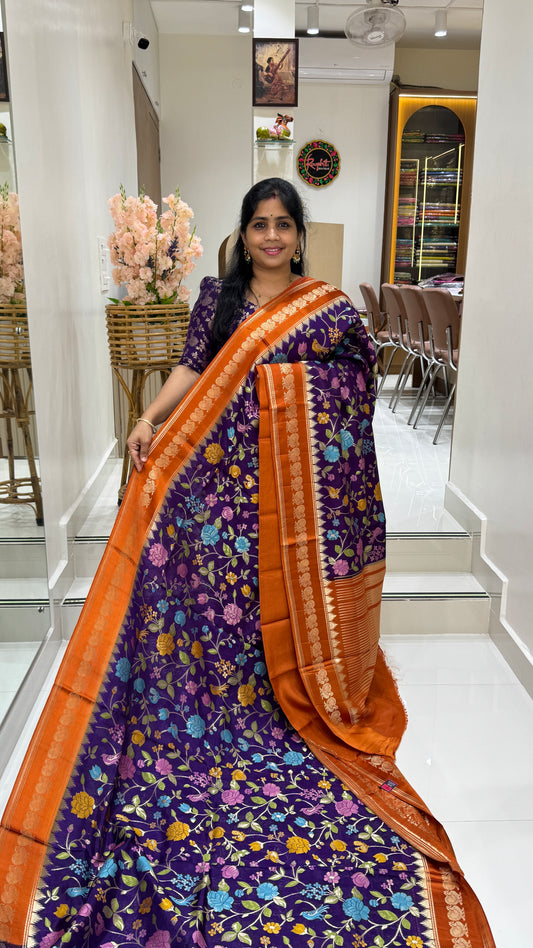 Banaras Crepe Georgette Saree