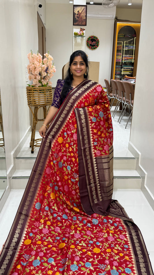 Banaras Crepe Georgette Saree