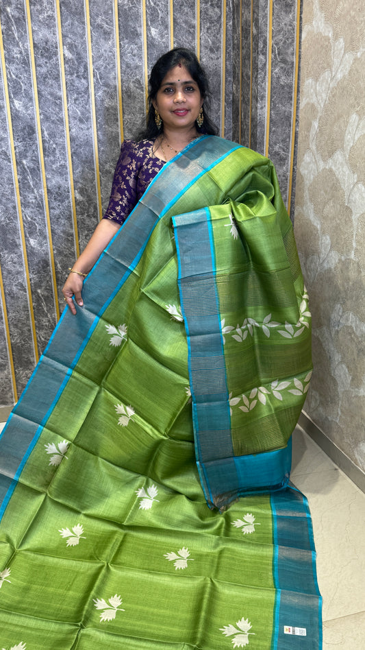 Handloom Pure Tussar Silk Saree