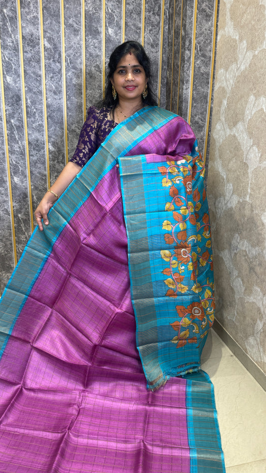 Handloom Pure Tussar Silk Saree