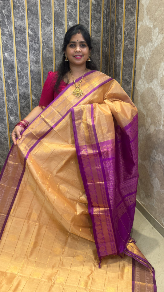 Mayil & Chakram Butta Pure Silk Cotton Saree