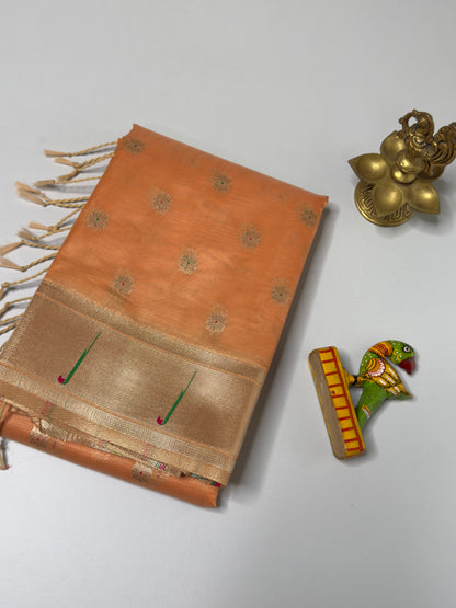 Semi Paithani Silk Saree
