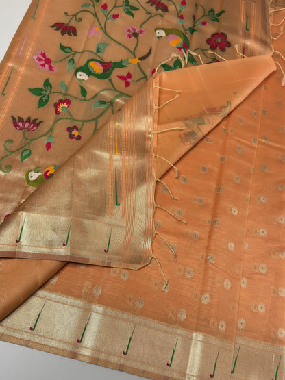 Semi Paithani Silk Saree