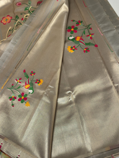 Semi Paithani Silk Saree