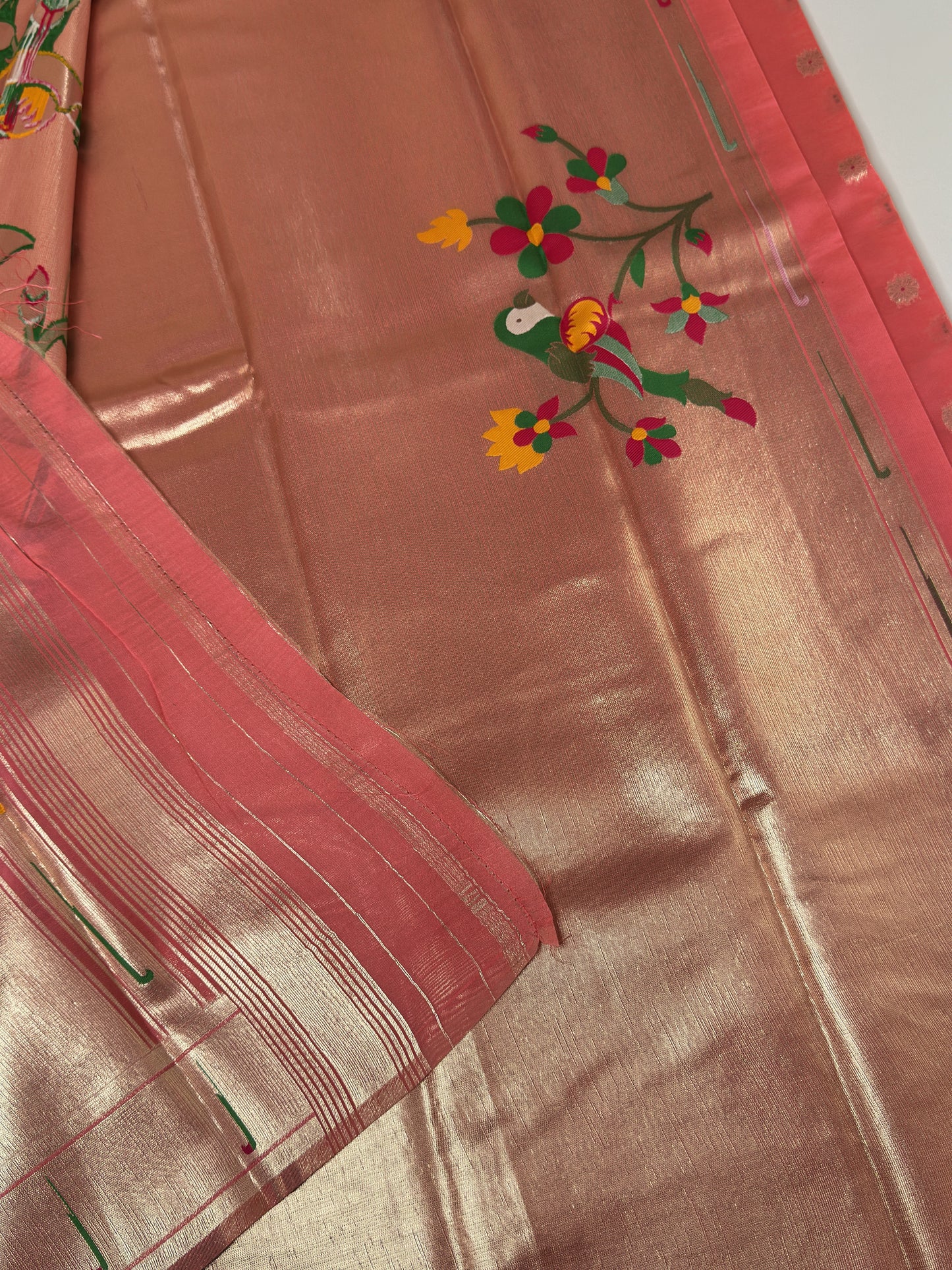 Semi Paithani Silk Saree