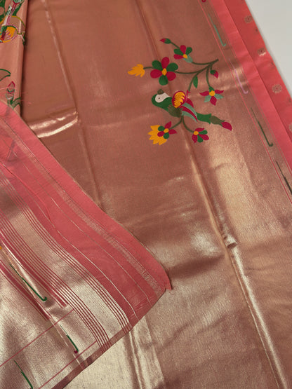 Semi Paithani Silk Saree