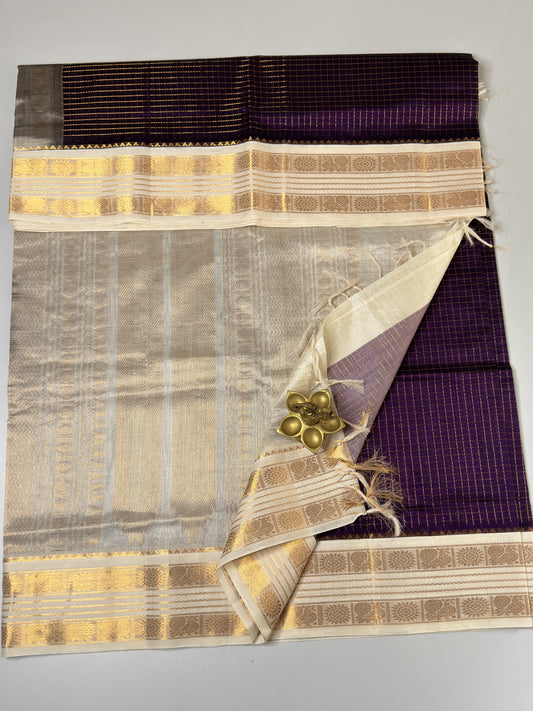 Korvai Silk Cotton Saree