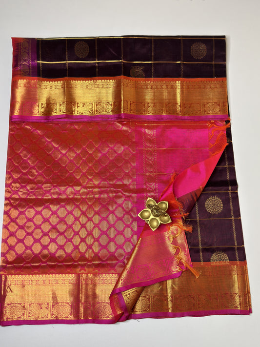 Mayil Chakram Silk Cotton Saree