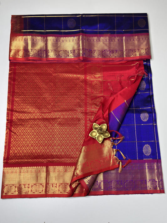 Mayil Chakram Silk Cotton Saree