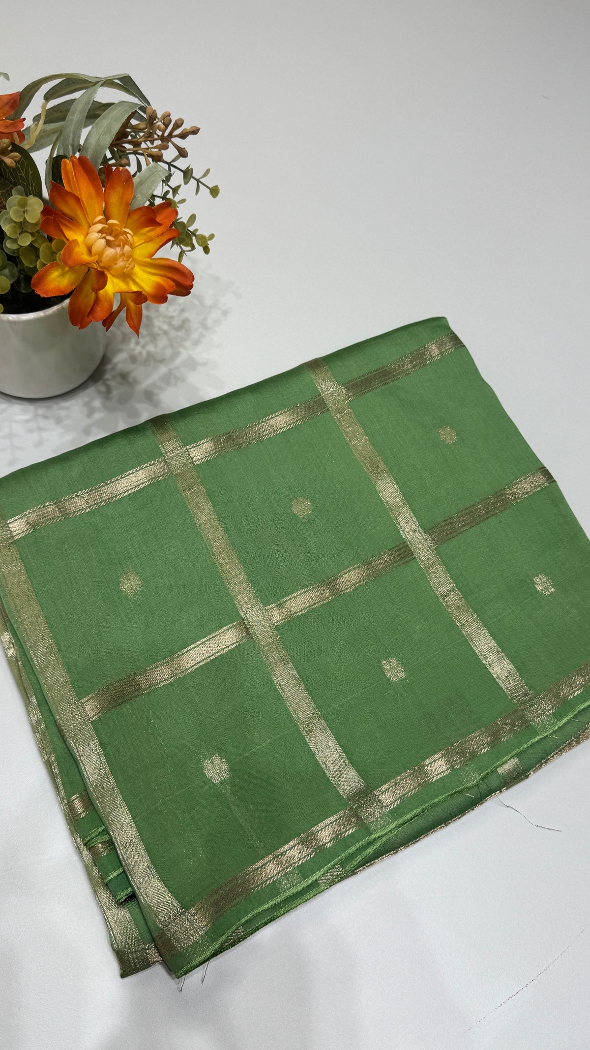 Semi Munga Crepe Saree