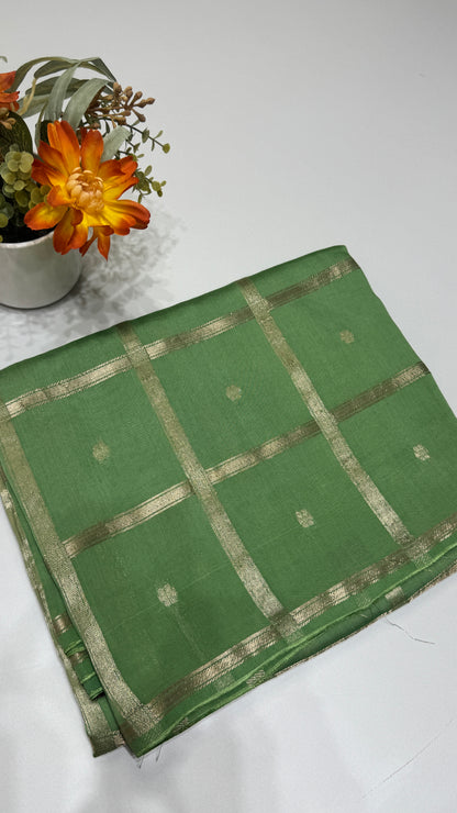 Semi Munga Crepe Saree