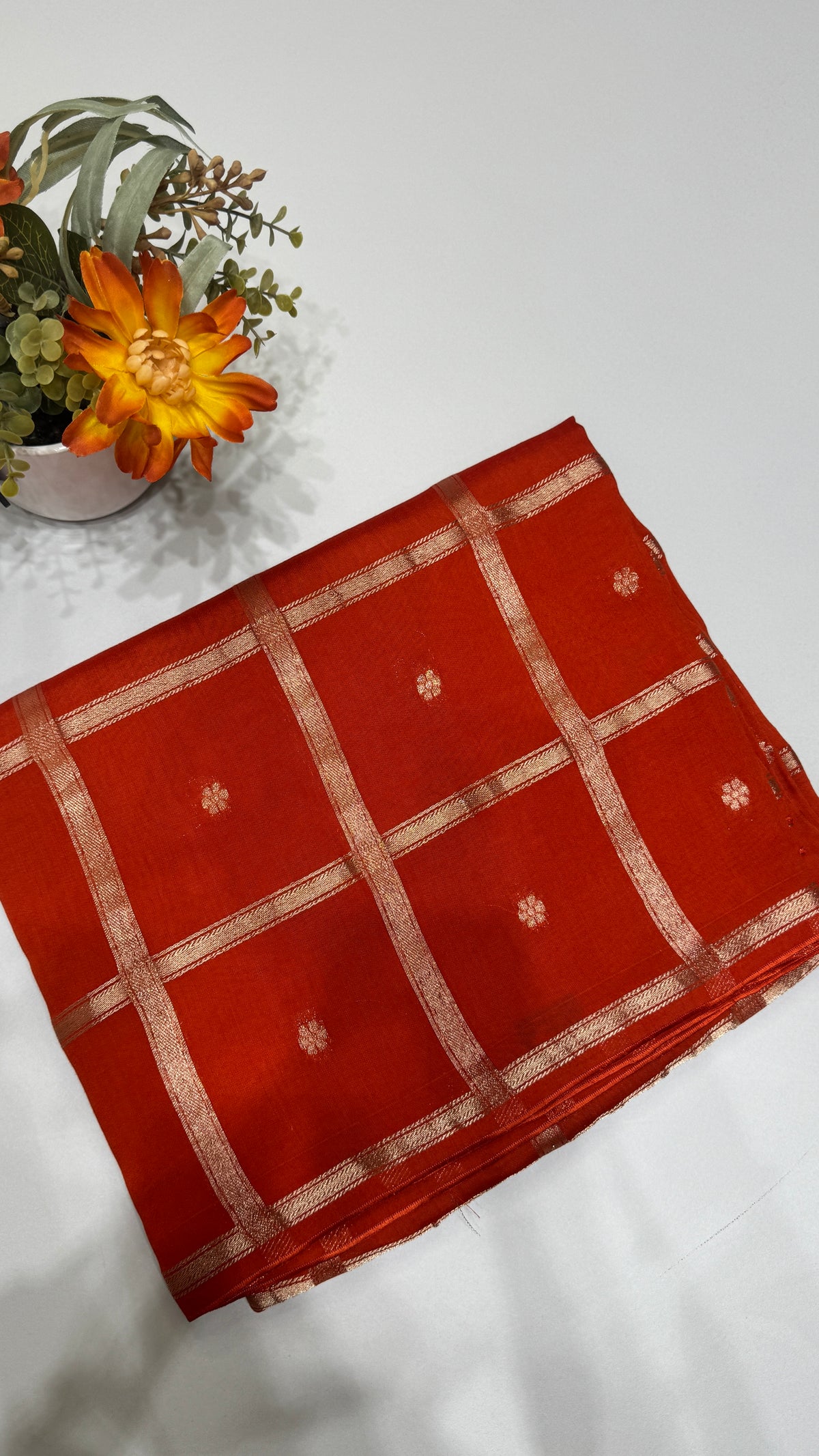 Semi Munga Crepe Saree