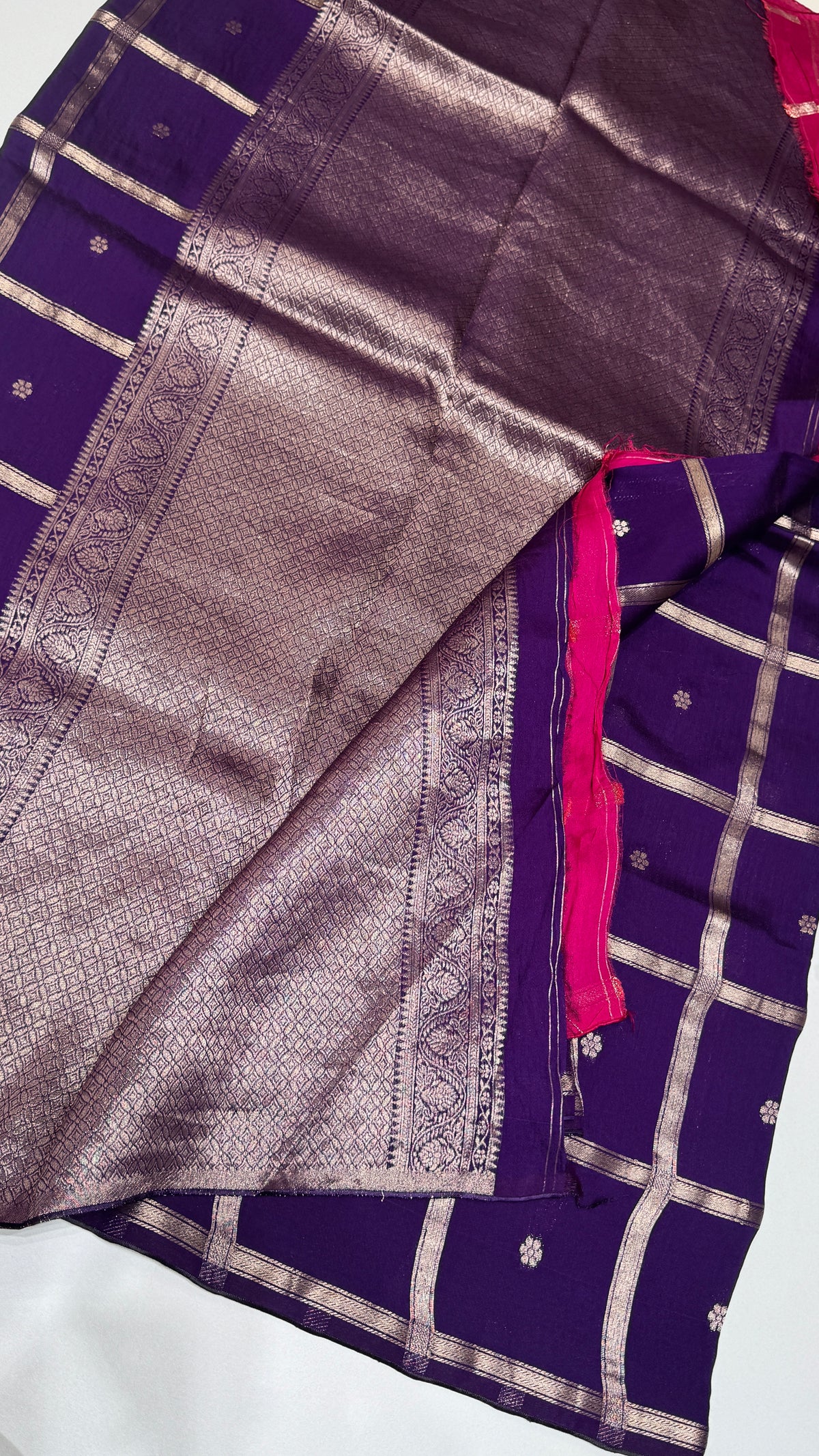 Semi Munga Crepe Saree