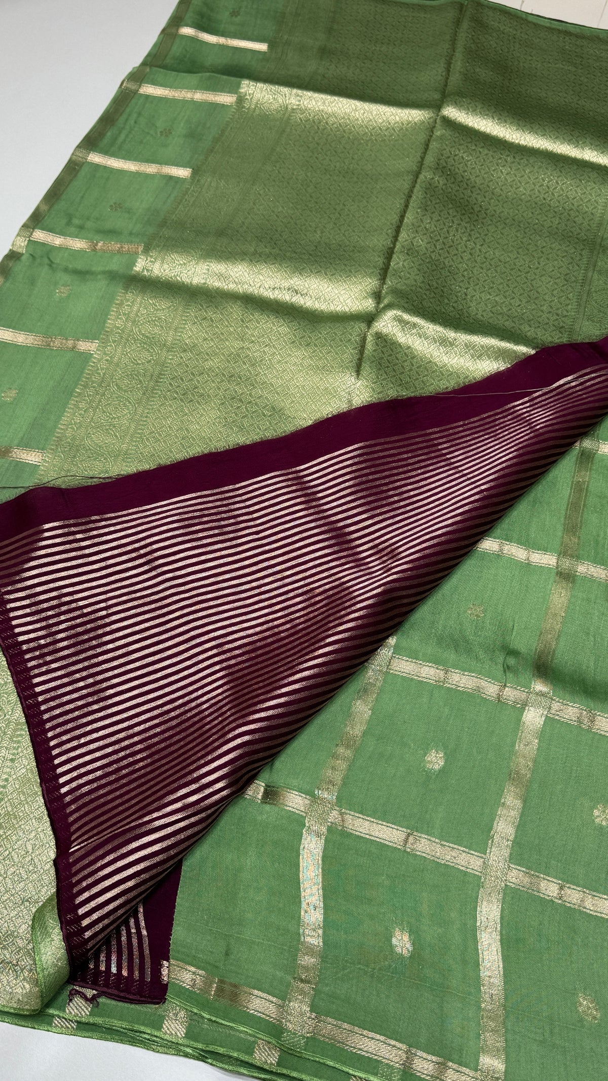 Semi Munga Crepe Saree