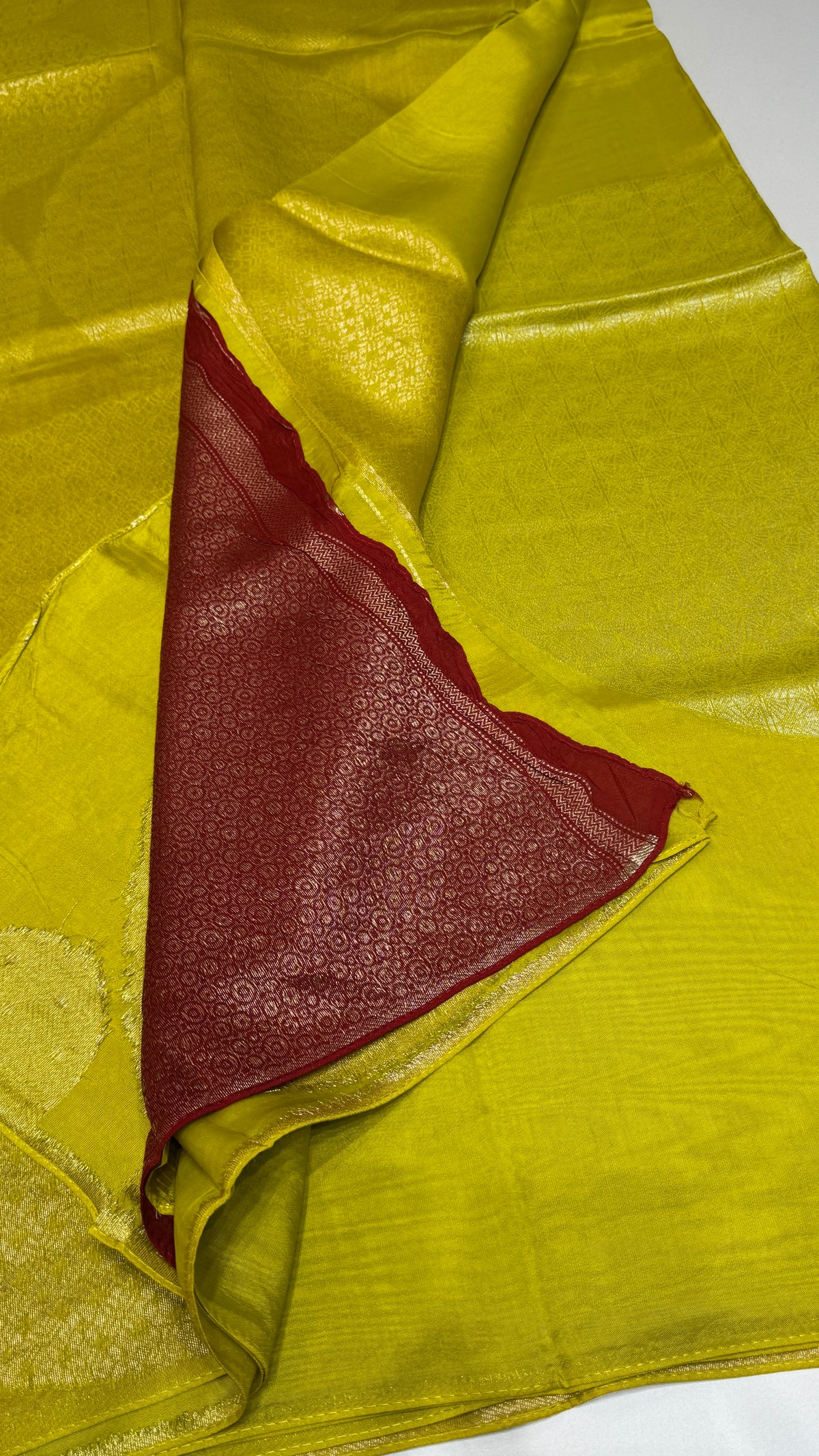 Borderless Tussar Georgette Saree