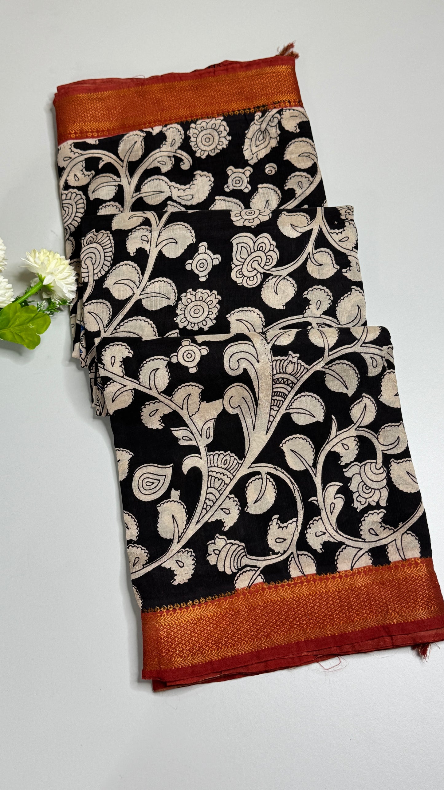 Kalamkari Chennuri Silk Saree