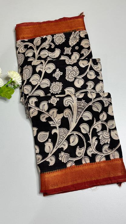 Kalamkari Chennuri Silk Saree