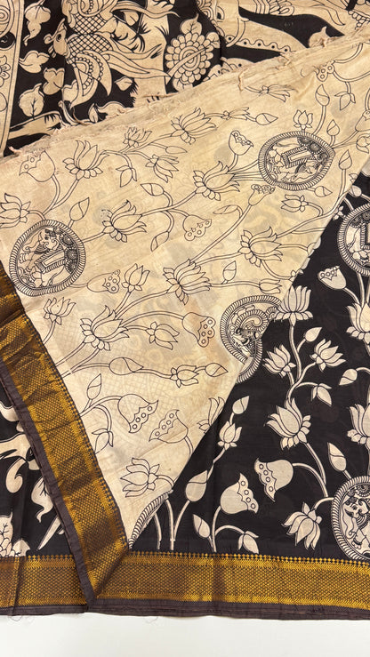 Kalamkari Chennuri Silk Saree